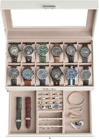 SONGMICS Watch Box, 12-Slot Watch Case Organizer by Unknown