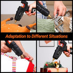 Hot Glue Gun Full Size: DEKOPRO 60/100Watt Dual Temp Hot Glue Gun Kit - Image 6
