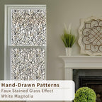 funlife Original Hand-Drawn Faux Stained Glass Window Film, Double-Sided Static - Image 4