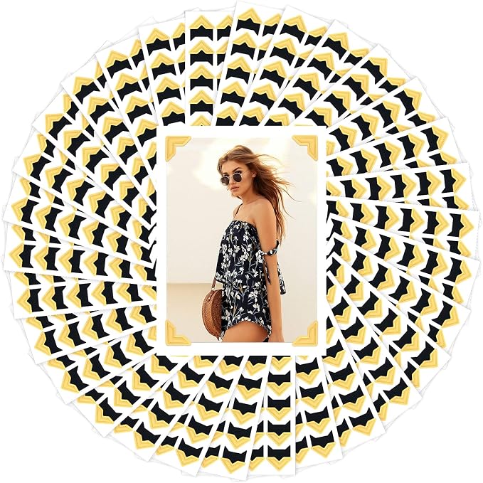 Pajean 720 Pieces Photo Corners Self Adhesive Photo Corners by Pajean