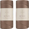 Sensy Premium 2 Pack of 2mm 251 Yards Polyester Rope 100% Polypropylene Cord by SSENSY