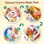 JoyCat Paint with Water Coloring Books & Shimmer Art | Art & Craft Activity - Image 4