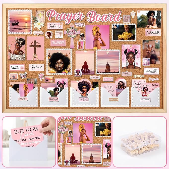 Black Women Prayer Board Kit Prayer Board Supplies Not Including Board | Prayer - Image 4