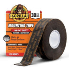 Gorilla Heavy Duty Double Sided Mounting Tape, Industrial Strength Adhesive by Gorilla