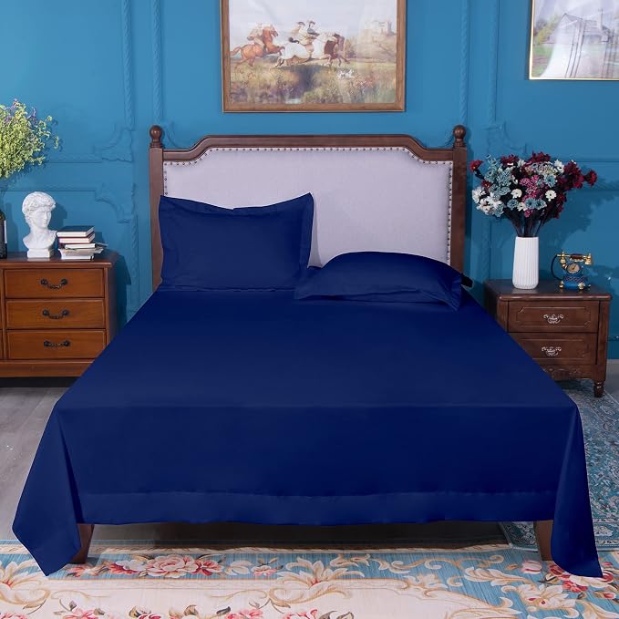 NTBAY California King Flat Sheet Only - Image 4