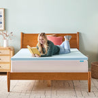 Linenspa Memory Foam Mattress Topper, California King Size - Image 7