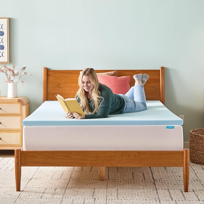 Linenspa Memory Foam Mattress Topper, Twin Size - Image 7