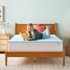 Linenspa Memory Foam Mattress Topper, Twin Size - Image 7