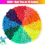 IQBOX 1000 Pcs Cloth Loom Bands Refill - Image 2