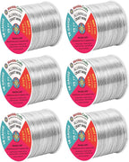 Mandala Crafts 18 Gauge Silver Tone Combo Anodized Aluminum Craft Wire | 450 FT by MandalaCrafts