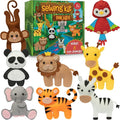 Craftorama Sewing Kit for Kids, Fun and Educational Wild Animal Craft Set for by Craftorama
