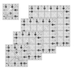 5 Non-Slip Square Quilt Template Rulers - Image 2