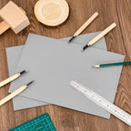 Yeaqee 8 Pcs 9 x 12 Inch Linoleum Block Rubber Carving Block Soft Linocut - Image 7