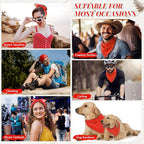 Suhine 100% Cotton Solid Bandanas Blank Bandanas Multifunctional Headband Scarf - Image 6