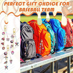 CraftyDream 558 Pcs Ice Cream Drip Baseball Keychain Baseball Party Favors DIY - Image 5