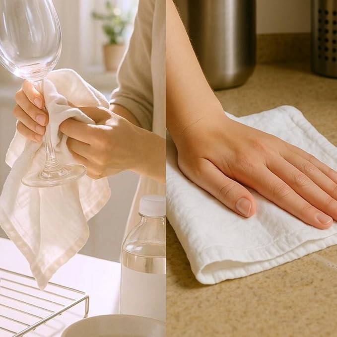 GOTS Certified 100% Organic Cotton Flour Sack | Tea Towel - Image 9