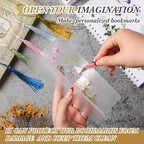 Fuyoooo 301 Pcs DIY Bookmark Making Kit 150 Bookmark Laminating Pouches 5 Mil - Image 4