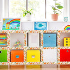 FYSUIMU 65.6 Ft Groovy Summer Bulletin Board Borders Retro Tropical Hawaiian - Image 5