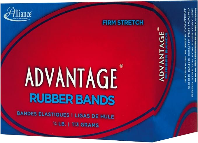 Alliance Rubber 26169 Advantage Rubber Bands Size #16, 1/4 lb Box Contains - Image 3