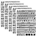 Letter Stickers 0.5 inch, Self-Adhesive Vinyl Waterproof ABC Letter Stickers by Unknown