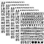 Letter Stickers 0.5 inch, Self-Adhesive Vinyl Waterproof ABC Letter Stickers by Unknown