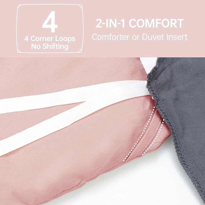 MUXHOMO Oversized King Comforter Sets, All Season Ultra Soft Down Alternative - Image 6