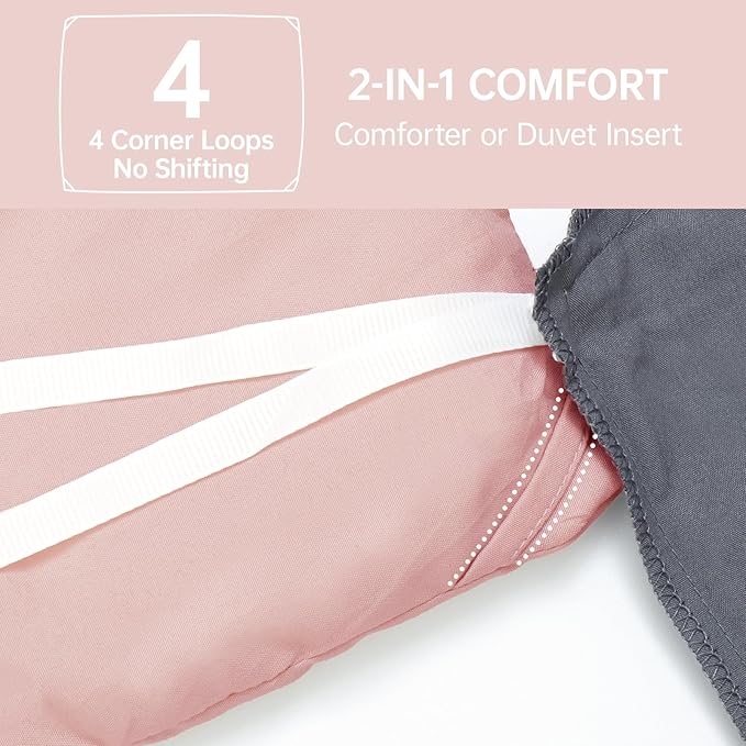 MUXHOMO Full Comforter Sets, All Season Ultra Soft Down Alternative Bedding - Image 6