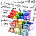 213 Craft Labels, Prefdo Clear Arts Crafts, School & Office Script Labels by Unknown