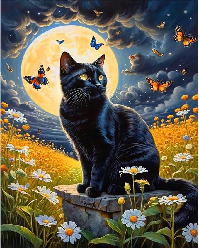 xackcme Cat Paint by Numbers for Adults by xackcme