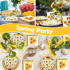 Pickmesh 400 Pcs Sunflower Party Supplies - Image 7