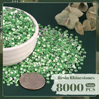 8000PCS 3mm Resin Rhinestones Bulk - Image 2