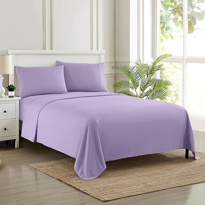 Queen Size Bed Sheets by SweetHomeCollection