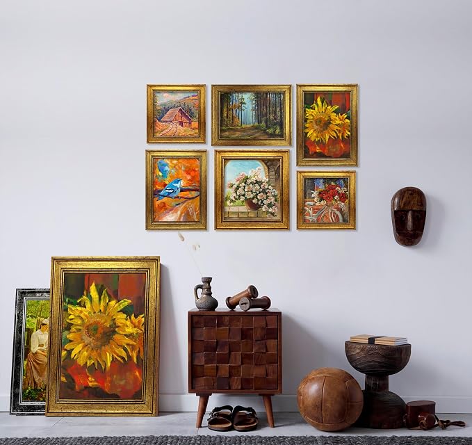 11x17 Picture Frame with Real Glass set of 2-Vintage Frames - Image 2