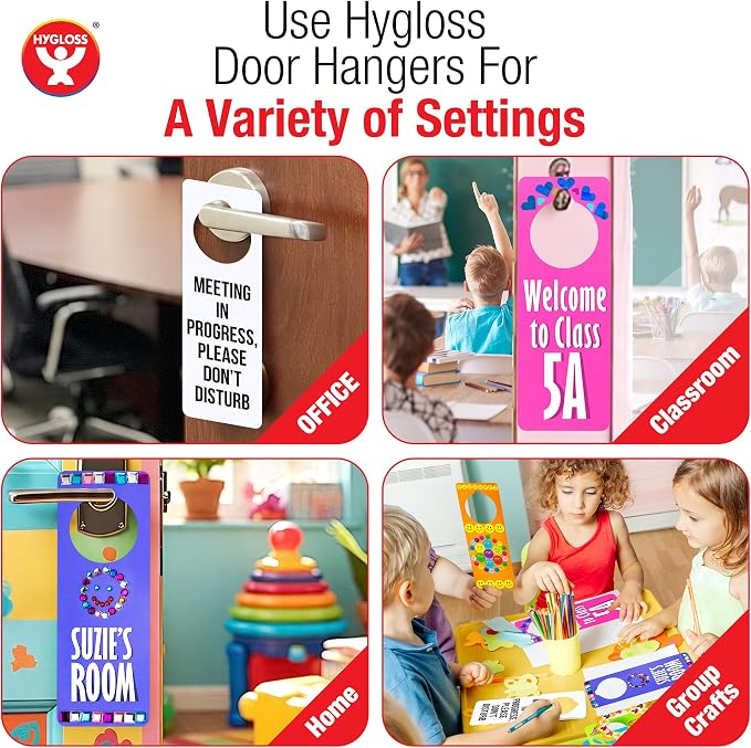 Hygloss Cardstock Door Knob Hanger Blank - Image 6