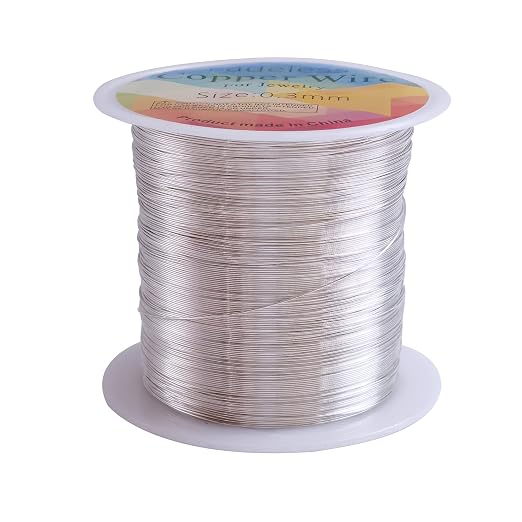328 Feet Tarnish Resistant Copper Wires 28 Gauge Jewelry Craft Wires Beading by CREATZONE