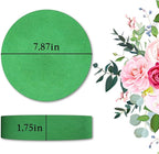 Max Shape Round Floral Foam Blocks, Large Dry Floral Foam - Image 2