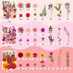 303Pcs Dried Pressed Flowers for Crafts, Dried Pressed Flowers for Resin - Image 2