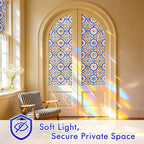 SOMWISE Rainbow Window Privacy Film, Heat Control, UV Blocking, Anti-Glare - Image 5