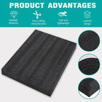 AurDo 5 Pcs Black Polyurethane Foam Sheet, Toolbox Storage - Image 4
