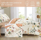 LEMIROE Botanical Cotton Comforter Queen Size - Image 3