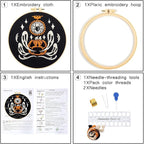 Halloween Embroidery Kits for Beginners Adults, Ghost Embroidery Starter Kits - Image 2