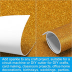 PATIKIL Gold Tone Shiny EVA Glitter Foam Sheet 11 x 8 Inch 2mm Thick - Image 5