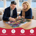 500 Pieces Puzzle for Adults, Puzzles for Adults 500 Pieces, Vintage Gas - Image 3