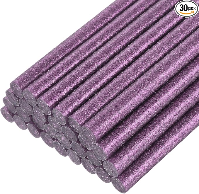 uxcell 30pcs Full Size Hot Glue Gun Sticks 8-inch x 0.43-inch High Sticky Large by uxcell