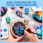 30 Colors 3D Fabric Paint Set, Permanent Textile Paint - Image 7