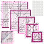 5 Quilting Rulers, Quilting Square | Square Rulers, Square Quilting Rulers by BUZHIFF