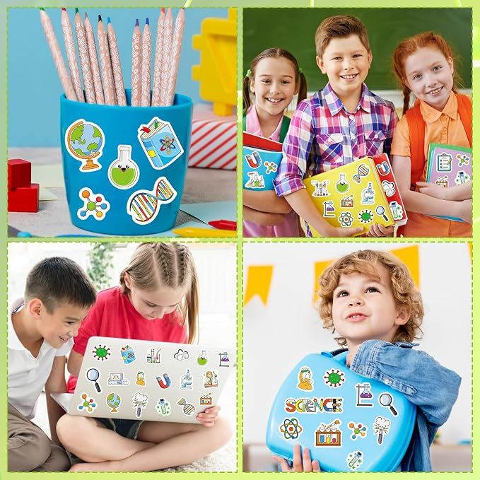 300Pcs Science Foam Stickers, Self-Adhesive Chemistry Biology Physics Stickers - Image 5