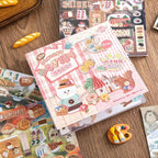 Girl's Japanese Retro Sticker Book, Animal and Plant Theme - Image 2