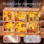 Miniature Living Room DIY Kit – 92Pcs 1:24 Scale Dollhouse Furniture - Image 7