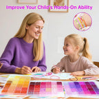 Redtwo 3mm 44500pcs 144 Colors Glass Seed Beads Kit | 7 Boxes Small Beads - Image 6